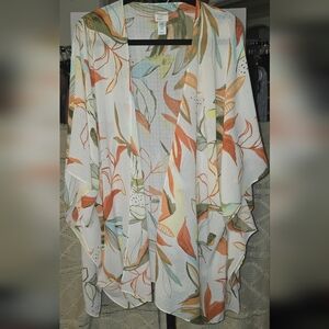 a new day Multicolor Floral Kimono Cardigan
